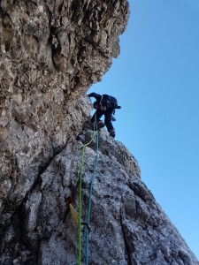 Nejc v začetku drugega cuga